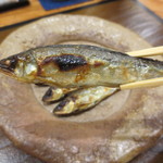 銀座おかもと - 稚鮎のワタの苦味も忘れられないもの。