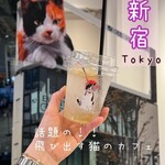 新宿東口の猫のカフェ - 