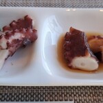 大福丸食堂 - タコの酢味噌和え、煮付け