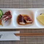 大福丸食堂 - タコの酢味噌和え、煮付け