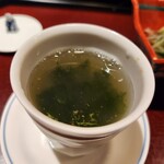 銀座すがの - アオサのお椀