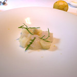 イタリアン オット - 真鯛とホワイトアスパラのカルパッチョ