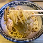 秋葉原つけ麺 油そば 楽 - 麺　2023.1.25