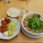 来来亭 - 牡蠣フライ定食 (税込)1,100円 (2023.01.28)