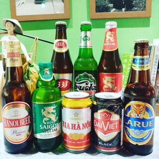 Beers and drinks from all over Vietnam are available!