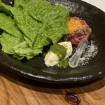 三代目 脇彦商店 名古屋 別邸 - 選択ユッケの塩