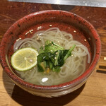 三代目 脇彦商店 名古屋 別邸 - 〆選択の冷麺