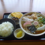 大杉食堂 - 中華そば定食　800円