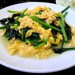 台湾料理 龍華 - ほうれん草と玉子炒め（2022.12）