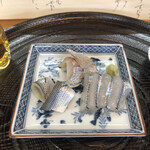 分福寿司 - 小肌、小鯛、細魚〔つまみ〕