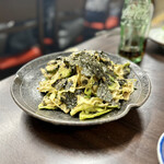 スタミナ苑 - 生野菜サラダ
                                ごまとのりの旨みで大好物です。