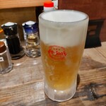 Okinawasoba Shimaryouri Tamachan - オリオン生ビール