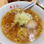 あさひ - 生姜そば850円：あっさりしたスープと細麺に生姜の辛さが良いアクセント！