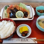 嵯峨海 - 味噌カツ定食