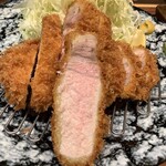 とんかつ けい太 - ロースアップ(๑˃̵ᴗ˂̵)