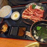 Anrakutei - 兄ぃが頼んだ、得々ダブル120ランチ(税込1,089円)