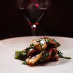 福星 - 鹿肉と菊菜の炒めもの