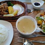 来未 - ハンバーグ定食