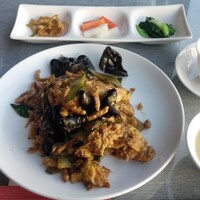 涵梅舫 銀座店 - ビジネスランチ｢玉子・豚肉・木耳炒め（税込合計1200円）
