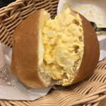 Komedako Hite N - ローブパン(バター)にたまごペーストをサンド