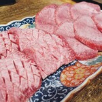 Yakiniku Shou - 厚切り上塩タン、上塩タン