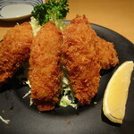 日本そば あけの蕎 - 牡蠣フライ