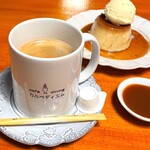 Cafe&dining carpe diem - コーヒー、禁断のチーズプリンアイス
