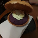 Mugen Sabou - 紫芋最中410円