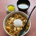 マルナカ - 豚キムチ丼(L)･味噌汁･漬物