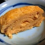 秀らく - 隣に座ったお父さん（客）の差し入れの卵で作った卵焼きをお裾分けで頂きました♪