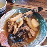 お食事処　淡海 - オコゼの煮付け（淡海定食）