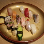 すし食いねぇ！ - 満腹ランチ今日はきゅうり妻は茄子のほうが好きらしい