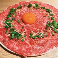 肉寿司 肉和食 KINTAN コレド室町 - 単品追加したプラチナユッケ税込2480円