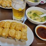 少林餃子 - 餃子１０個と卵スープ