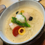 中華そば麦右衛門 - 美味くてほっこり干鰈と白味噌の中華そば(o^^o)