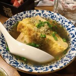 立ち飲み居酒屋ラクミ - だし巻きおでん。じゅわぁ