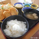 道の駅 たいじ - まぐろカツ定食(カツ7枚)