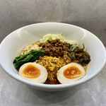 ほのぼんヌードルズ - ドロ坦々まぜそば 麺少なめ 900円 味玉 120円