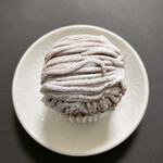 アンジェリーナ 東武百貨店池袋店 - 細い糸状マロンペーストも流行っていますが、アンジェリーナの太いマロンペーストも良いです。もったり濃厚です。ぽってり。