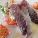 S - マグロとタラのバンブランソース