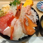 魚力食堂 ラスカ小田原店 - おまかせ市場丼１２９０円