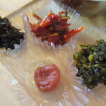 S - モーニングの漬物類