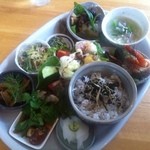 ペニーレーン - 2013年6月  お魚のプレートを雑穀米で