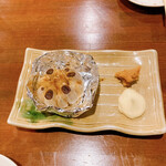 ぐんかん岬 - ニンニク丸焼き