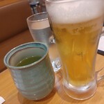 魚河岸のすしえびす - エア乾杯