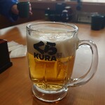 Muten Kura Zushi - 生ビール500円