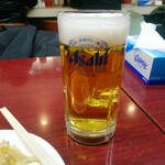 新シン - 日曜日の、アサヒスーパードライ生ビール