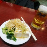 新シン - 日曜日の、生ビールとお通し