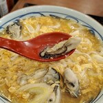 丸亀製麺 - 牡蛎リフト