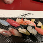 浪花鮨 - 上から撮ってみた